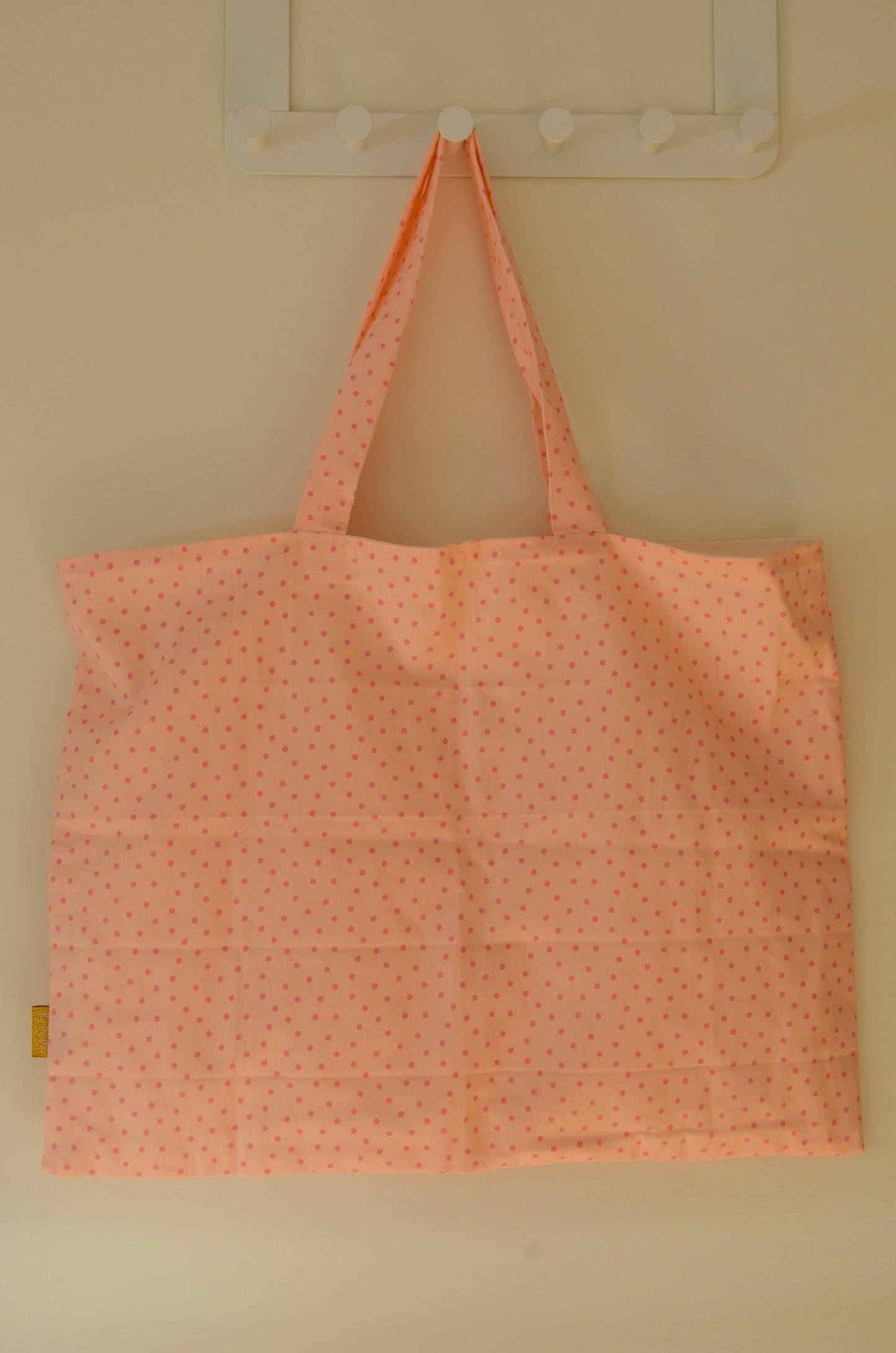 Shopping Bag Lyserøde Prikker