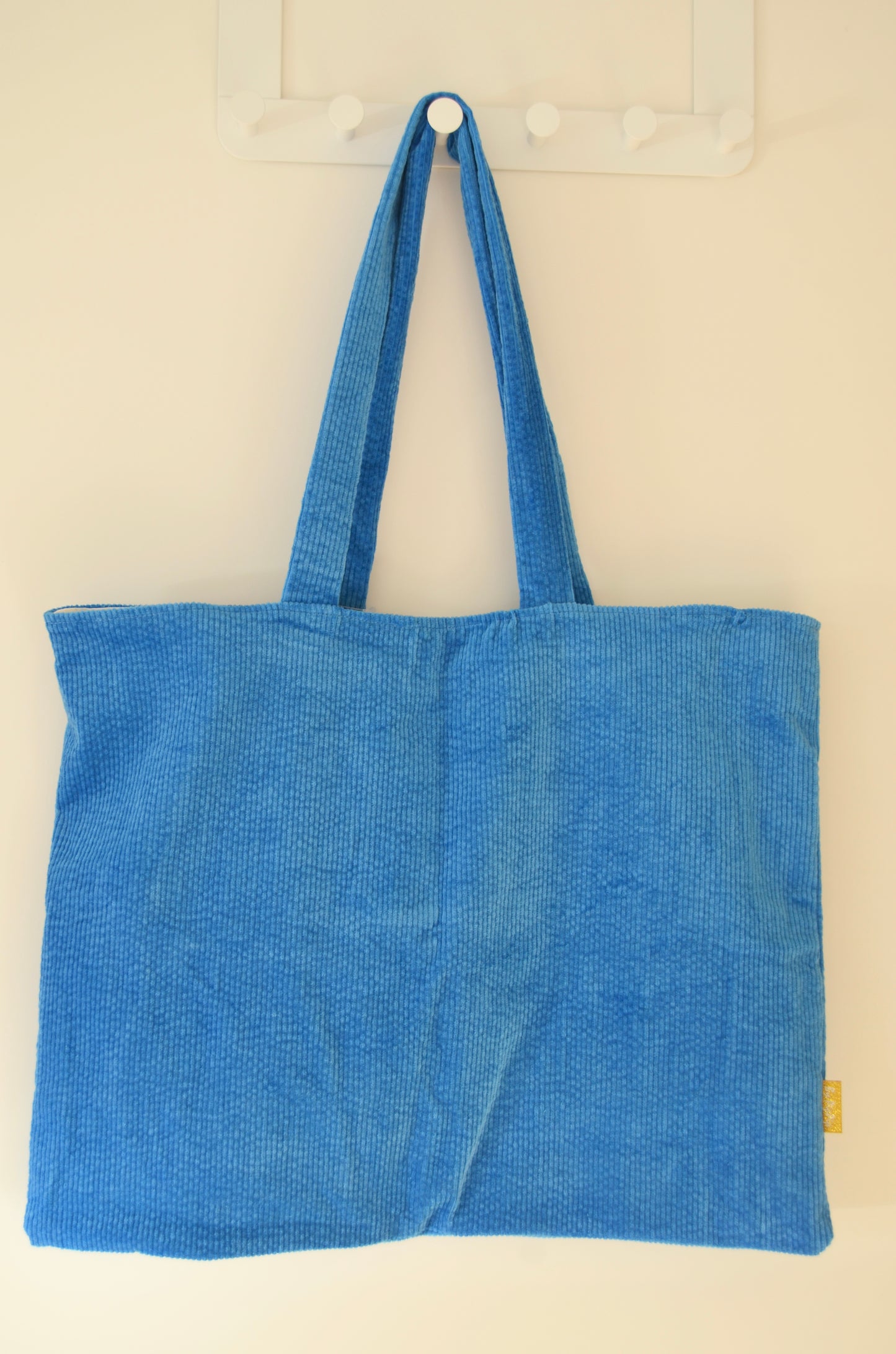 Shopping Bag Blå Fløjl