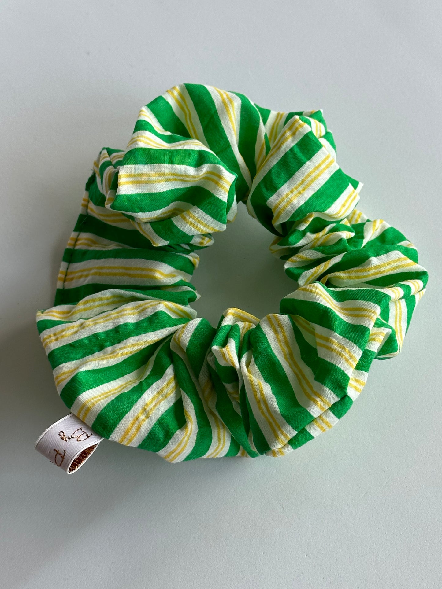 Mega Scrunchie Grøn Stribet