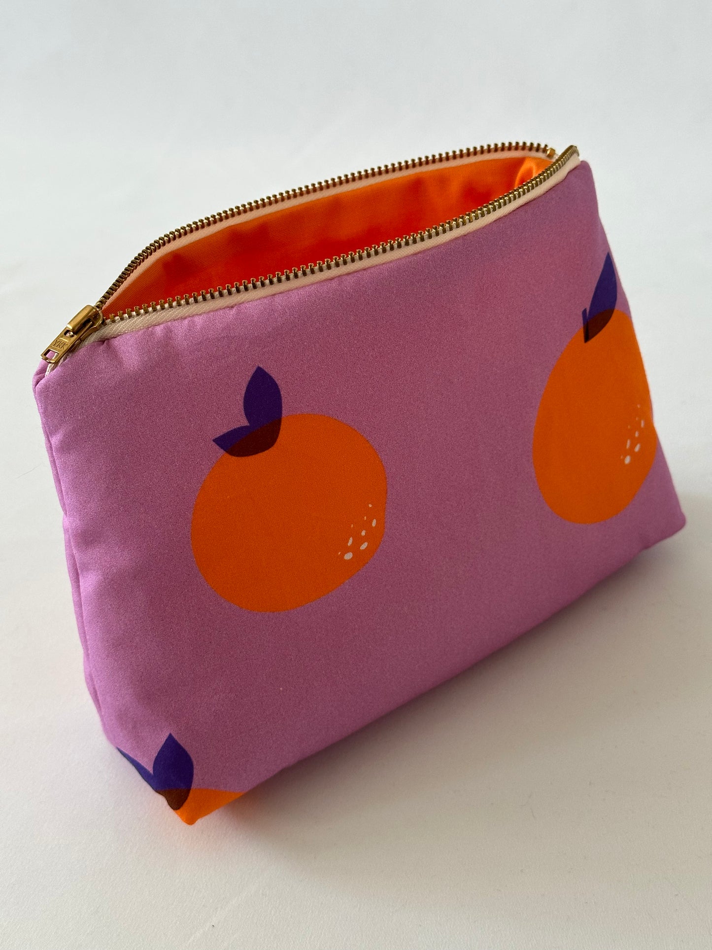 Makeup taske Lilla Orange Frugt