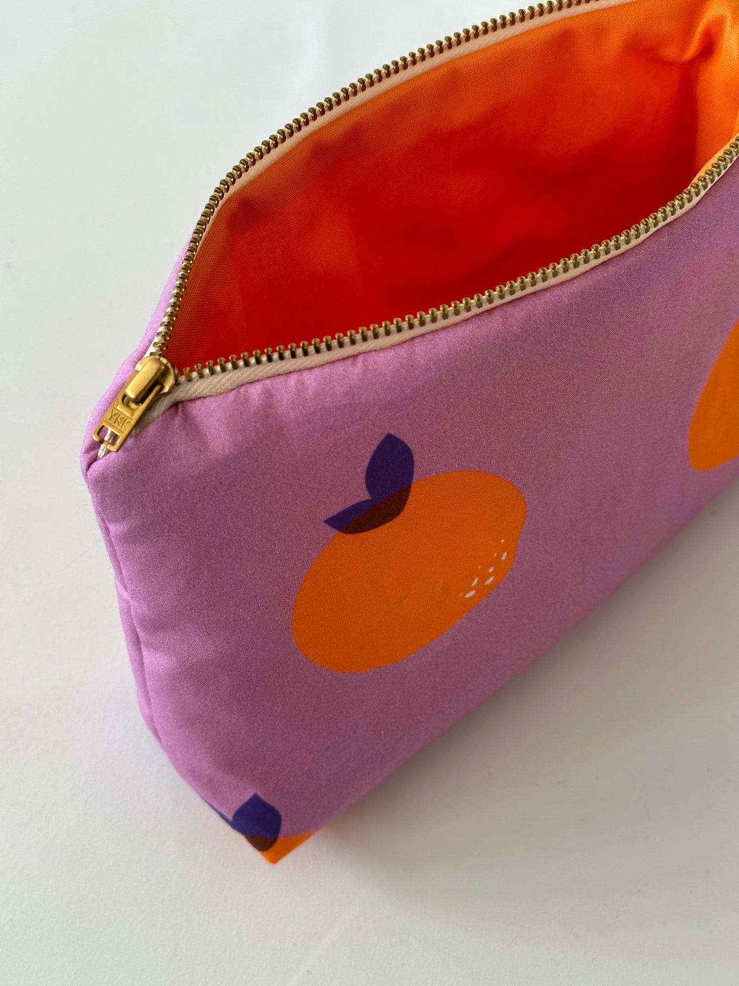 Makeup taske Lilla Orange Frugt