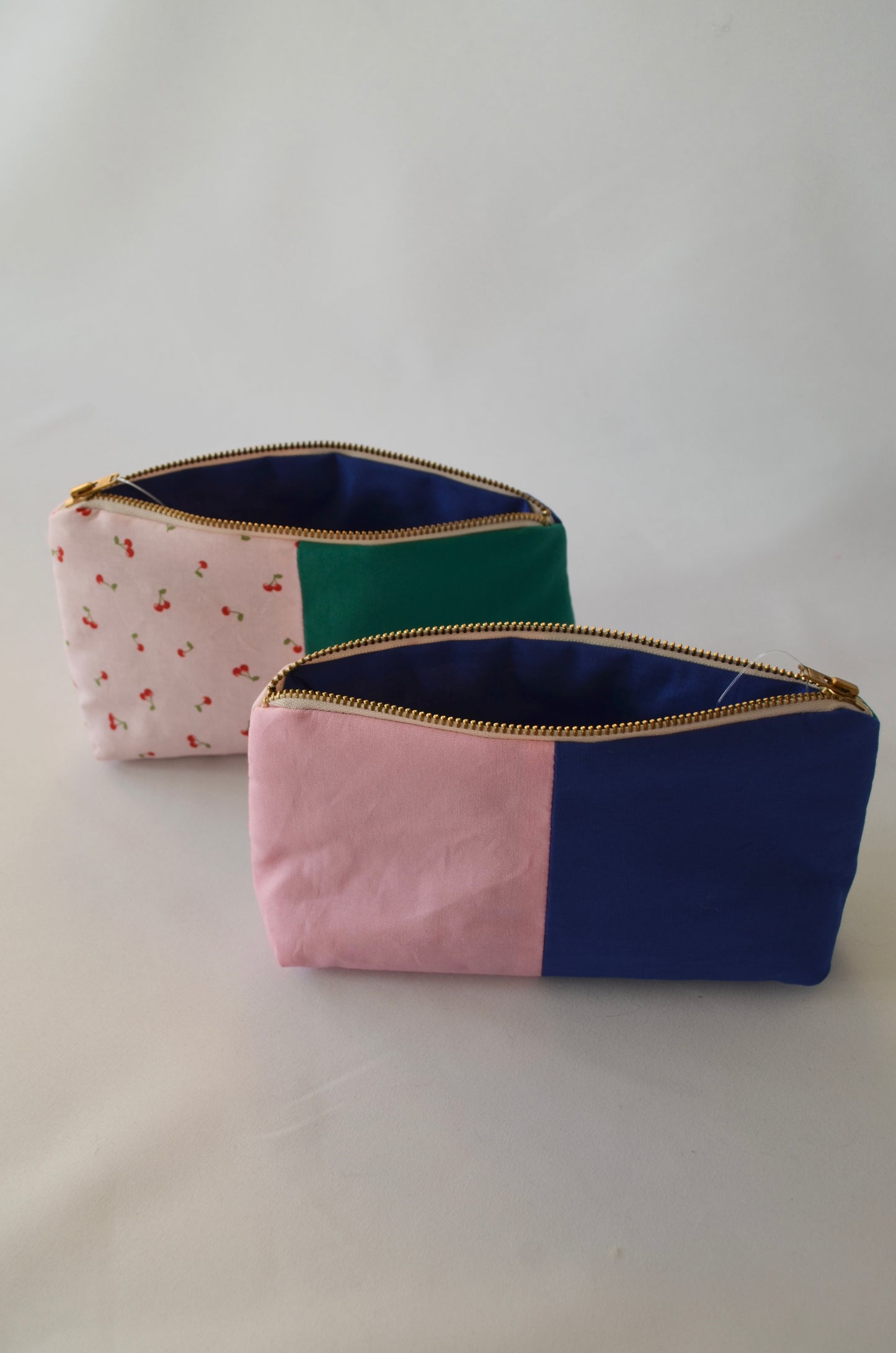 Makeup taske Patchwork Kirsebær