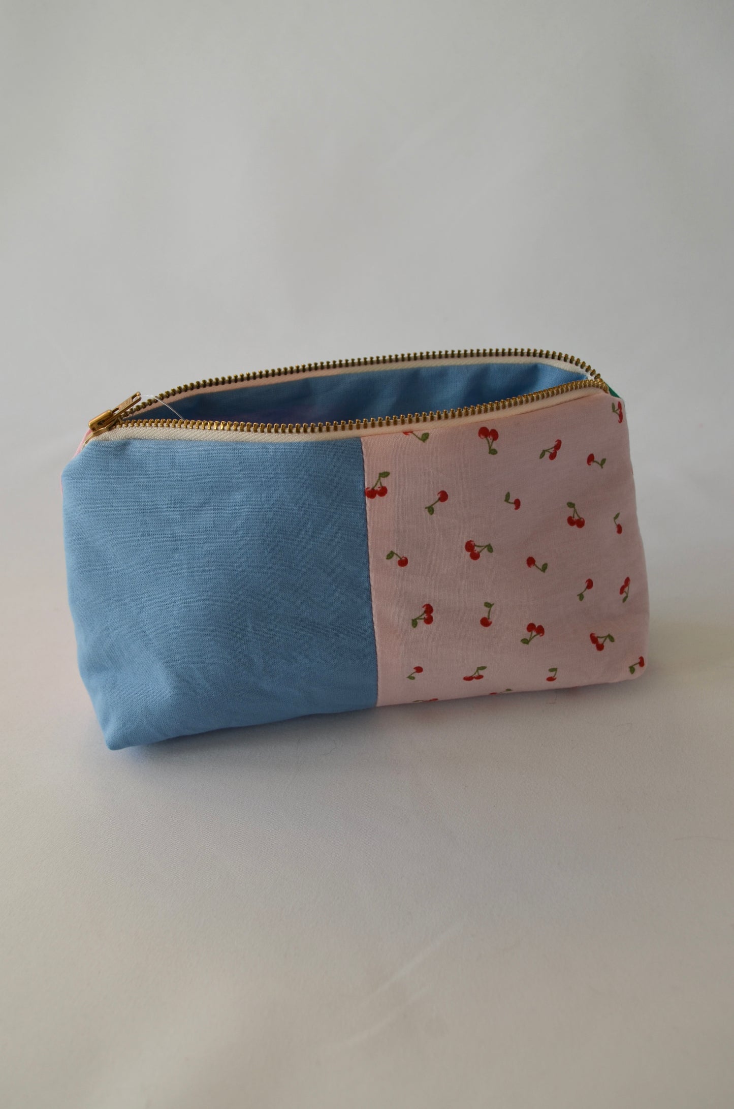 Makeup taske Patchwork Kirsebær