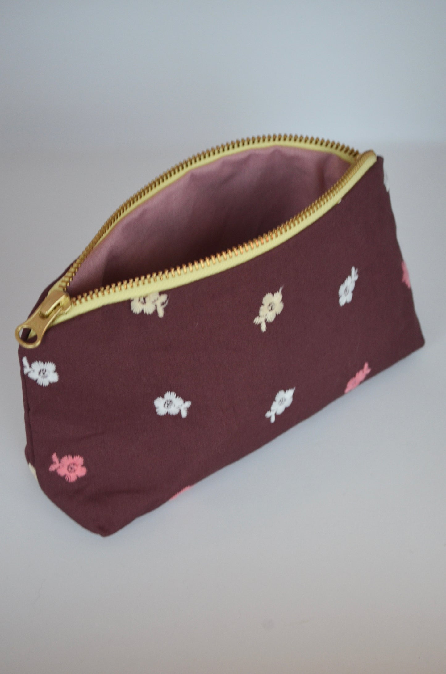 Makeup taske Blommefarvet Med Blomster