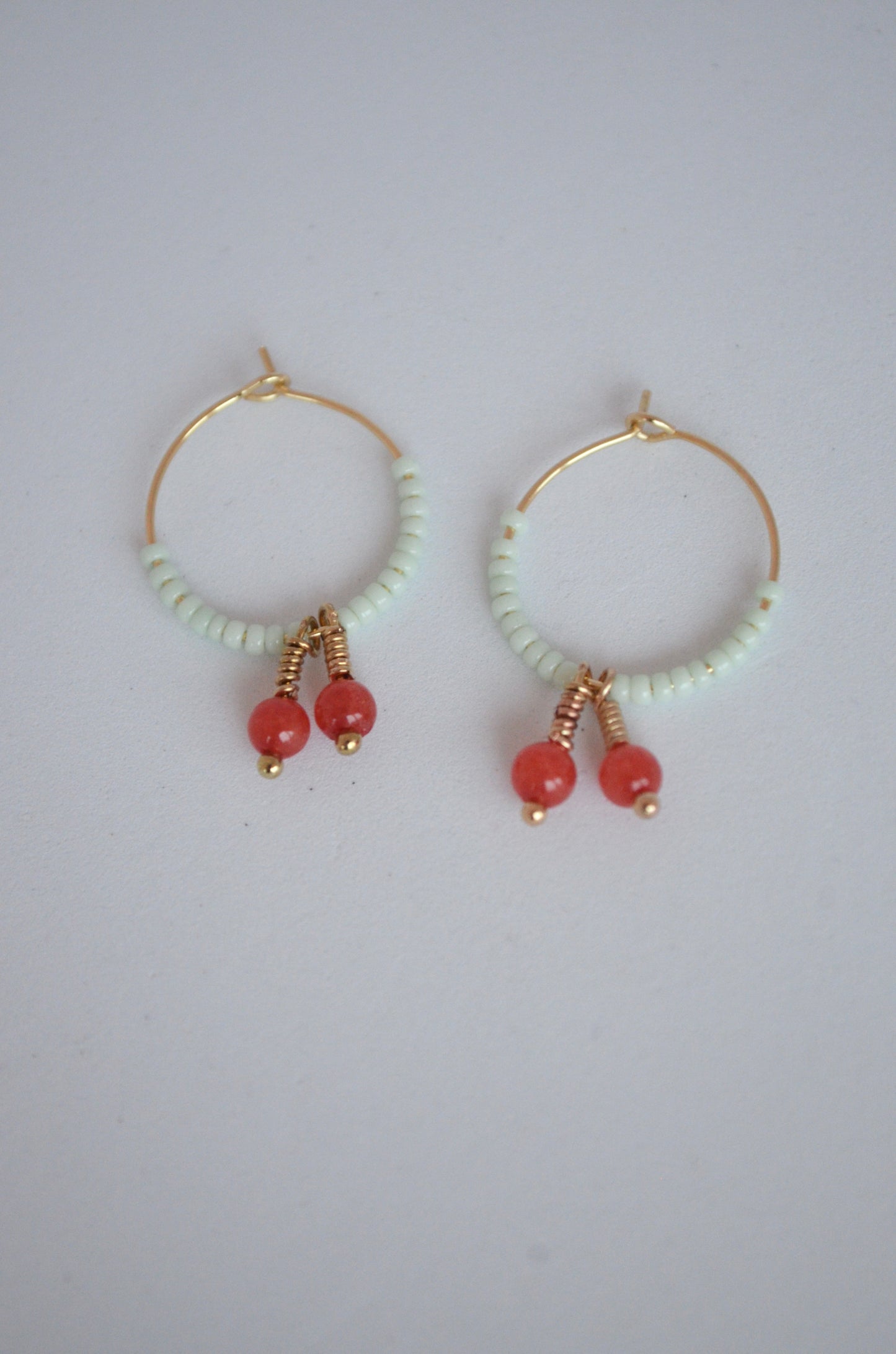 Magnolia Hoops Mint
