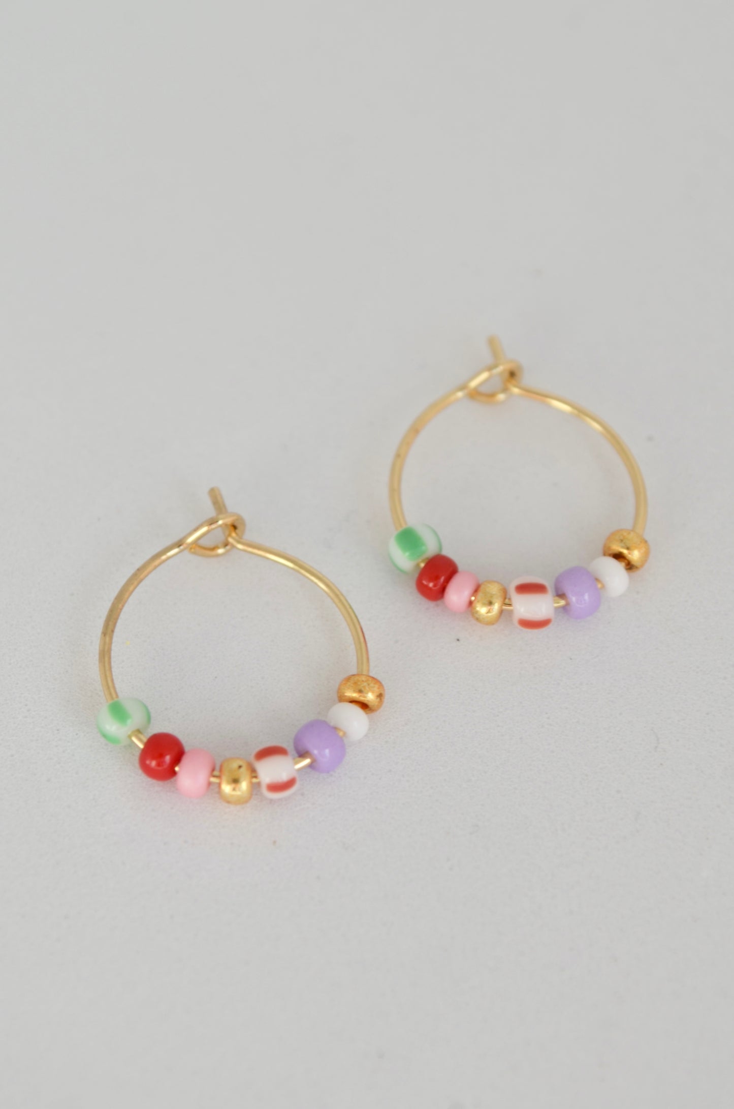 Poppy Hoops Rød