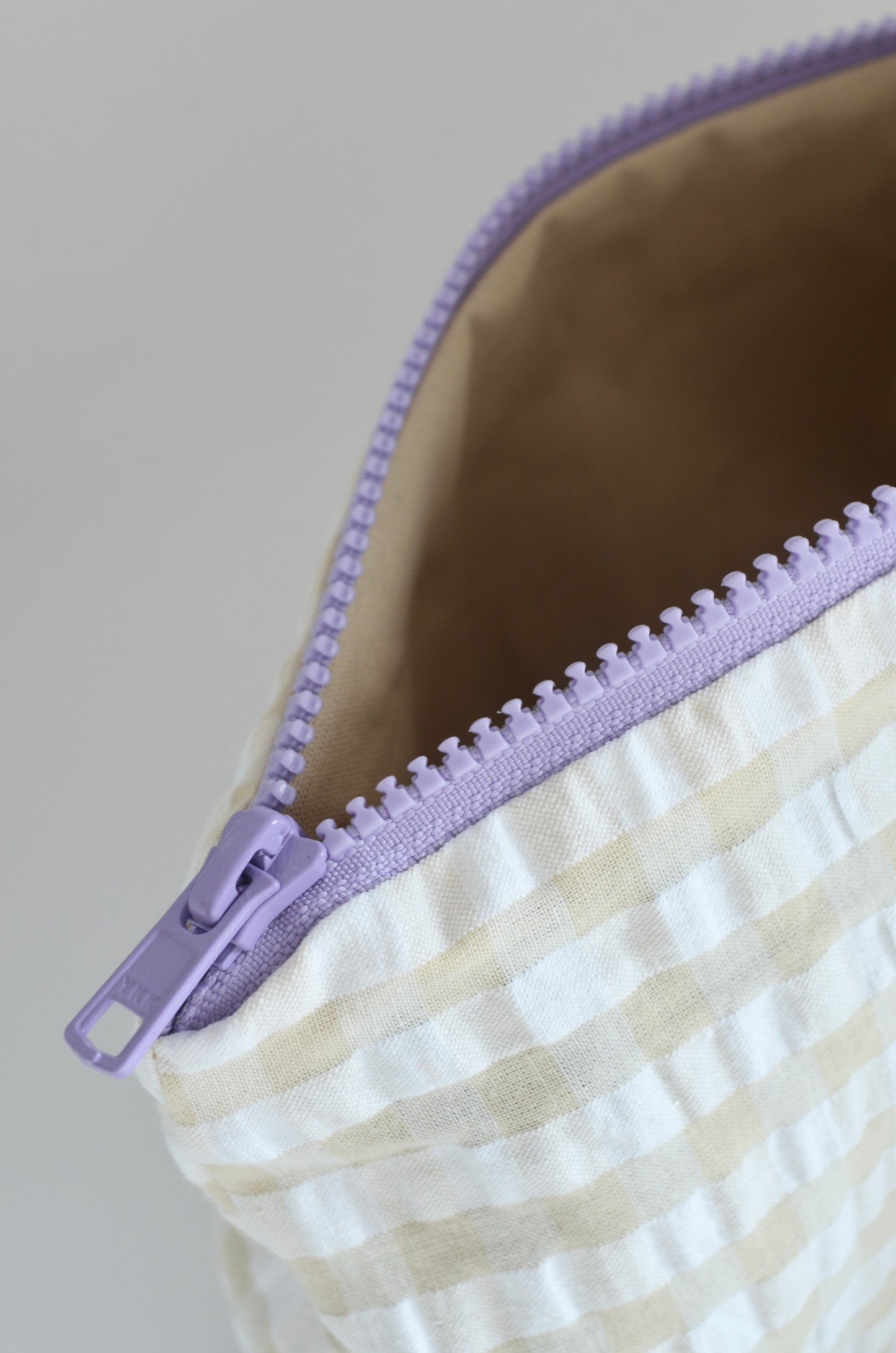 Makeup taske Beige Tern