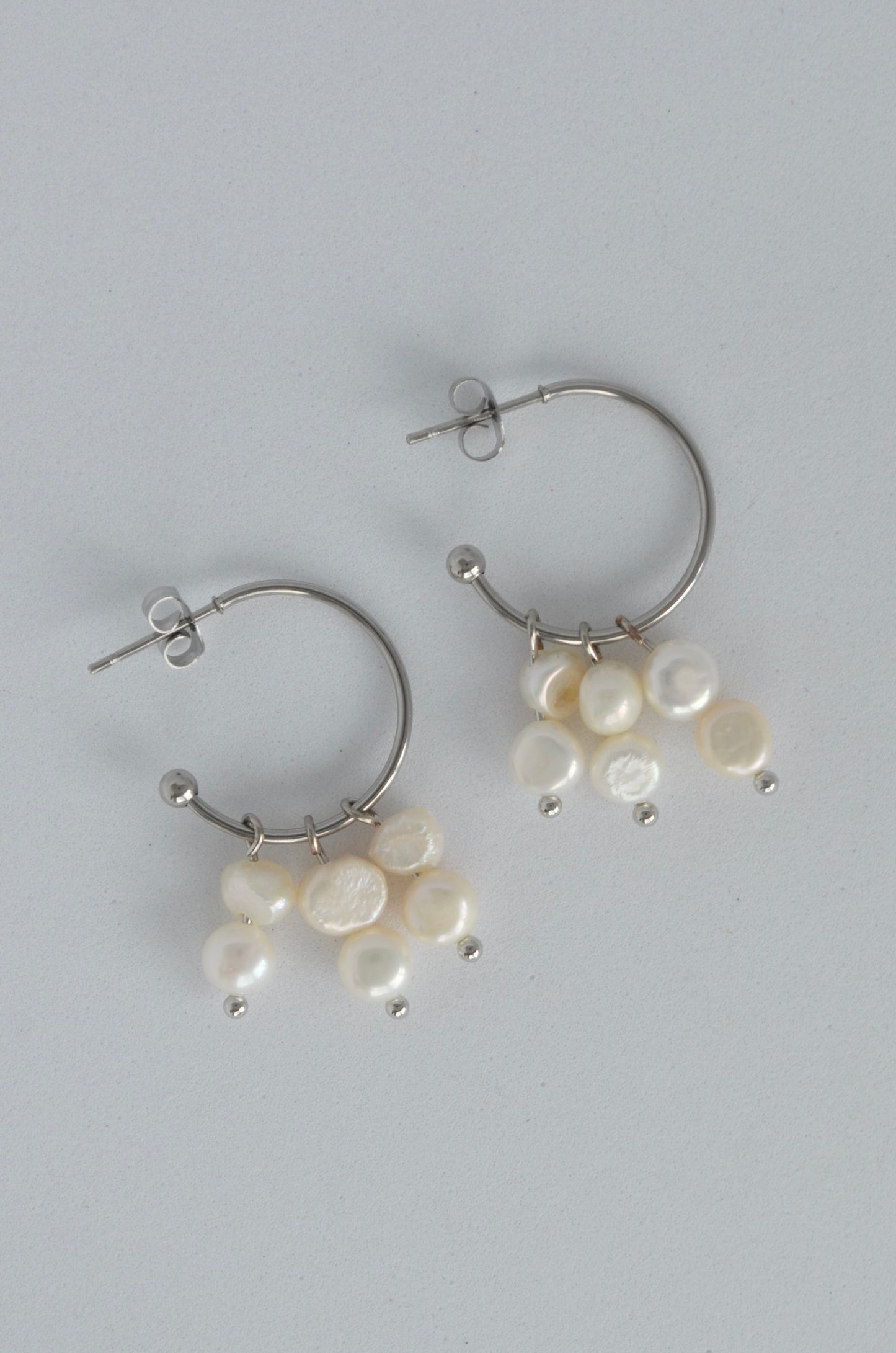 Magnolia Hoops Ferskvandsperler