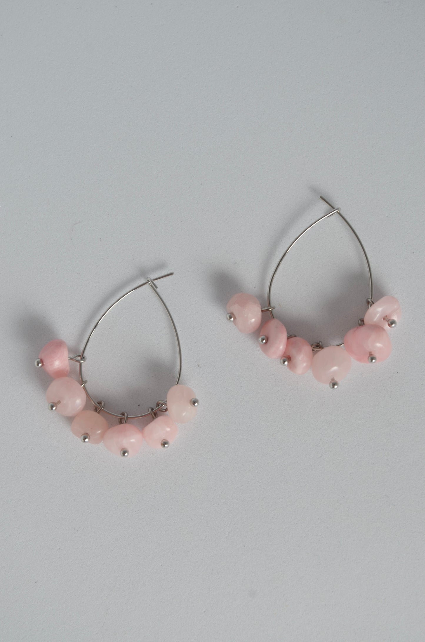 Magnolia Hoops Lyserød