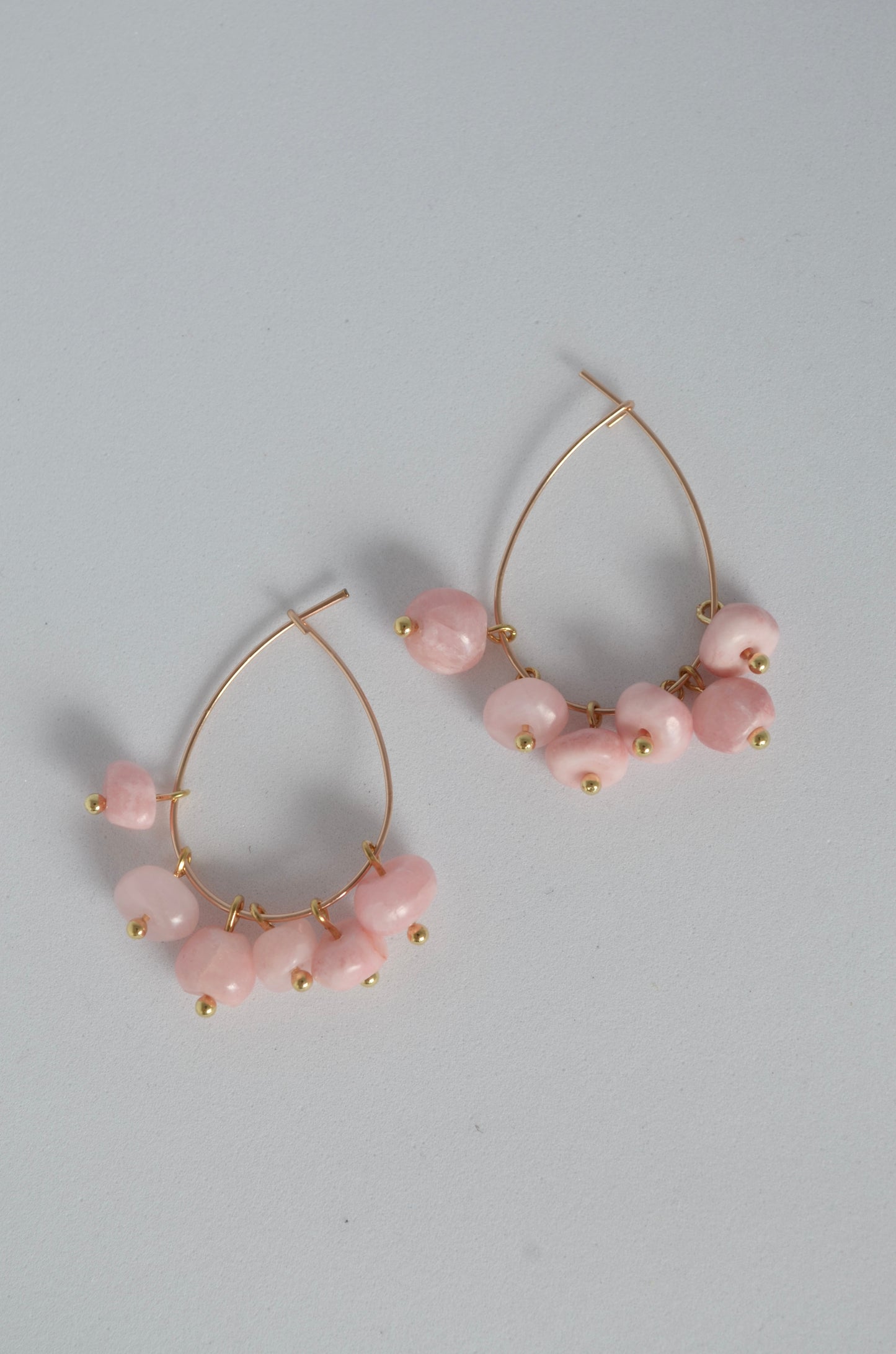 Magnolia Hoops Lyserød