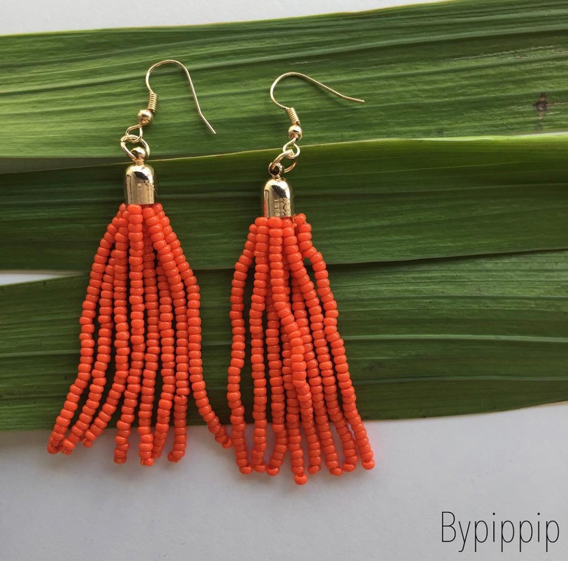 Tassel Ørering Orange