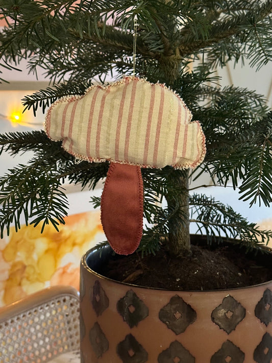 Julepynt Stor Svamp Strib