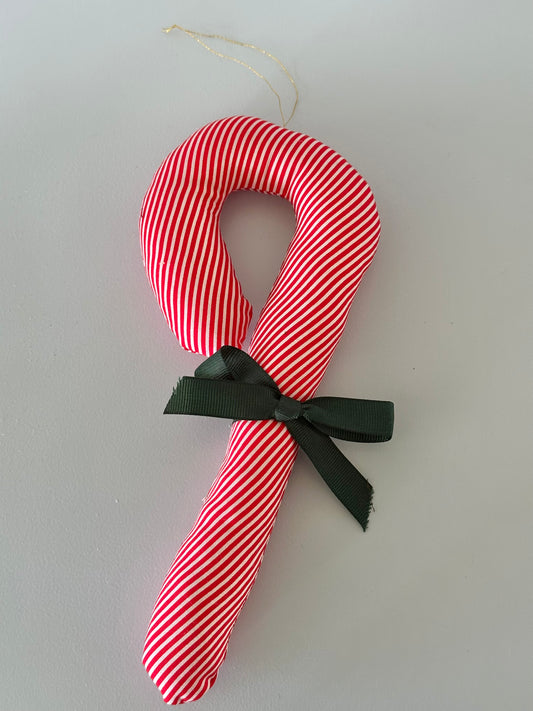 Julepynt Stor Slikstok Rød Strib