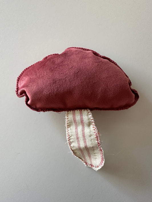 Julepynt Stor Svamp Rouge/Strib