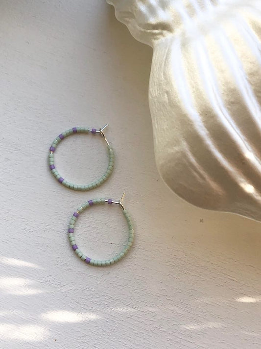 Poppy Hoops Mintgrøn