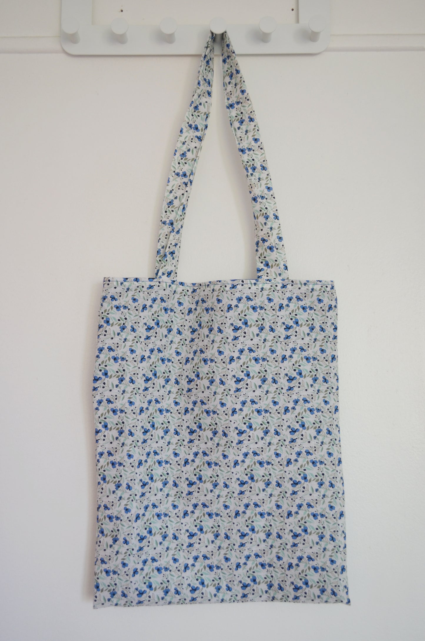 Tote Bag Blå Blomster