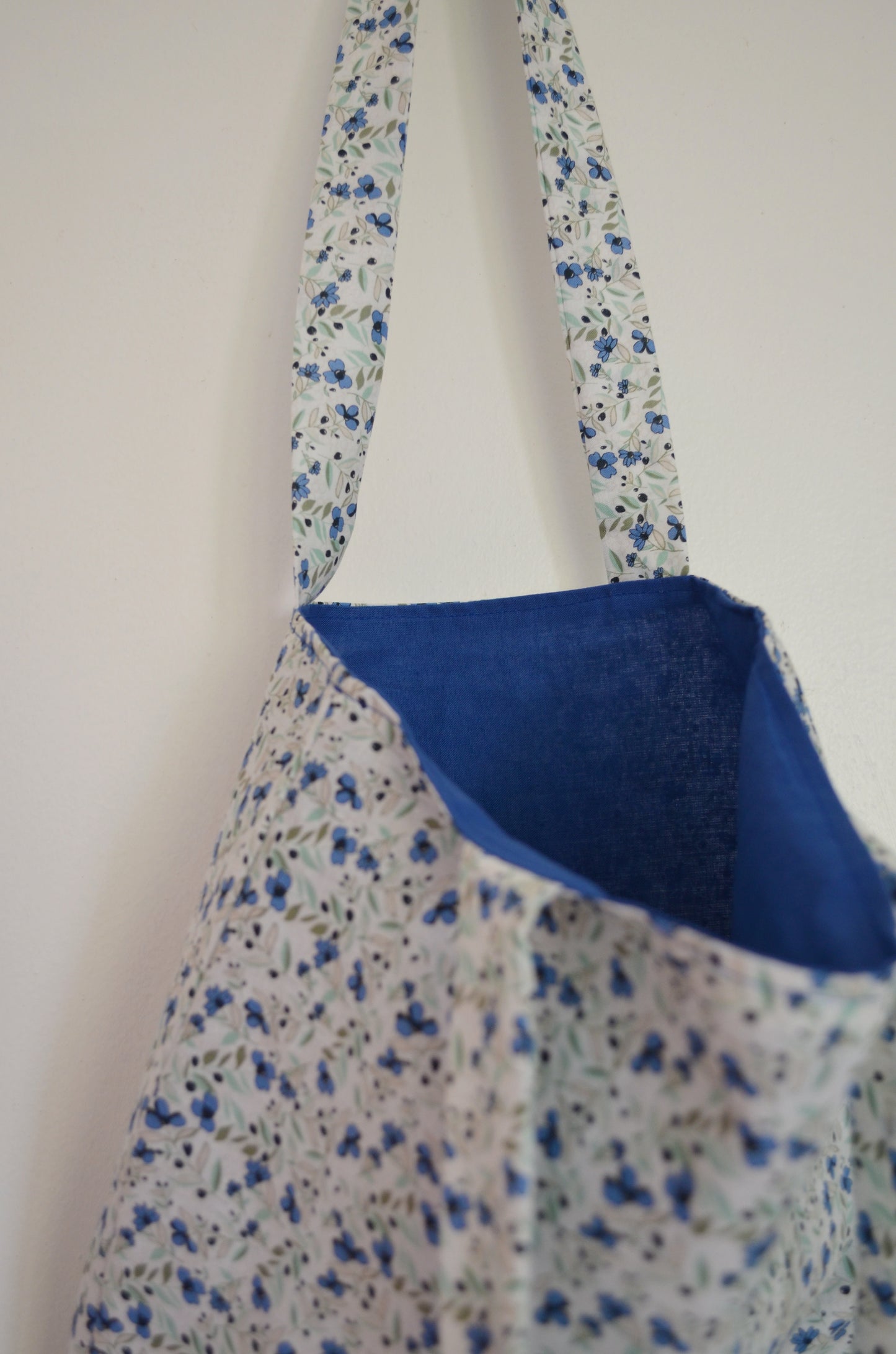 Tote Bag Blå Blomster
