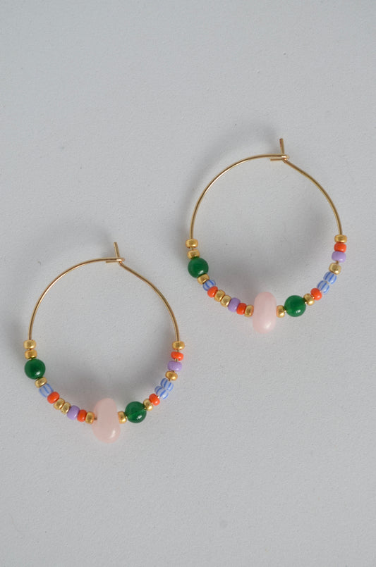Poppy Hoops Multi