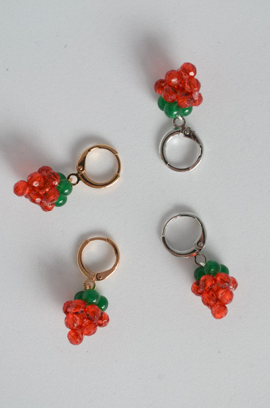 Jordbær Hoops
