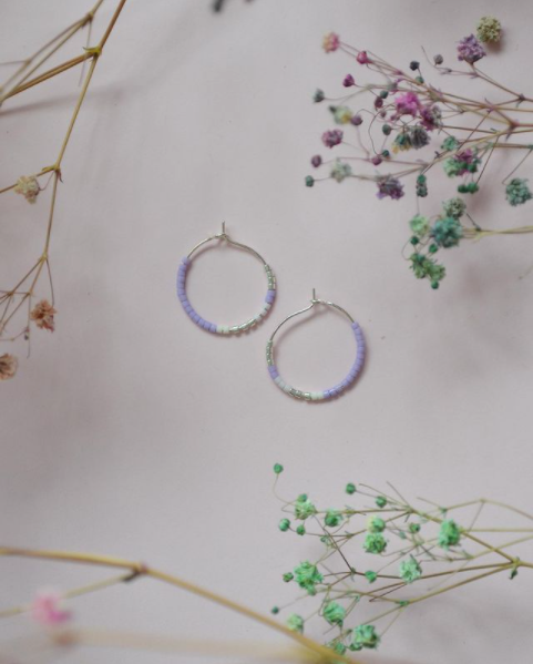Poppy Hoops Lilla